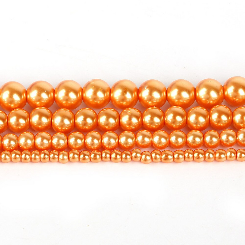 4mm/6mm/8mm/10mm 20-100 buc. Mărgele rotunde de sticlă perlate AAAA Mărgele vrac din perle de imitație Artizanat pentru cusut Accesorii pentru îmbrăcăminte