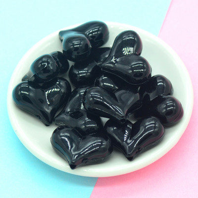 10 bucăți margele acrilice în formă de inimă, accesorii pentru bijuterii DIY, margele pentru bijuterii, accesorii pentru șnur pentru telefon