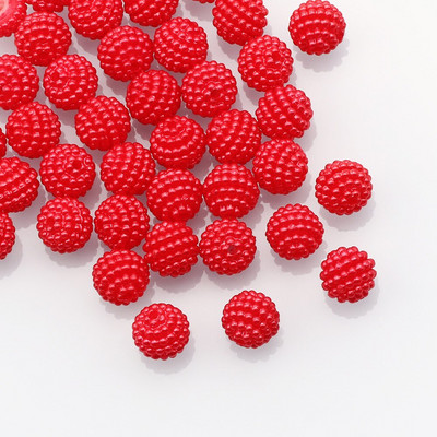 50 τμχ/παρτίδα 10mm Μικτό χρώμα Bayberry Ακρυλικές χάντρες Στρογγυλές Χαλαρές Χάντρες για Χειροτεχνία Προμήθειες Βεντοτεχνίας Ρούχων Ενδυμάτων DIY