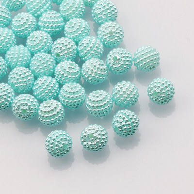 50 τμχ/παρτίδα 10mm Μικτό χρώμα Bayberry Ακρυλικές χάντρες Στρογγυλές Χαλαρές Χάντρες για Χειροτεχνία Προμήθειες Βεντοτεχνίας Ρούχων Ενδυμάτων DIY