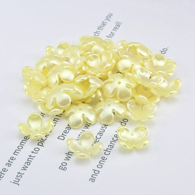 50-200gab/iepakojumā 17mm akrila ziedu krelles, brīvas starplikas krelles rotaslietu izgatavošanai, rokassprādzes DIY cepure Apģērbu dekorēšanas piederumi