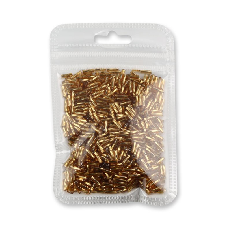 30g/kott Värviga kaetud 2X6,5mm toruhelmed Klaasrõivad Seemnehelmed aksessuaaride jaoks Käevõru ehted isetegemise käsitöötööriist