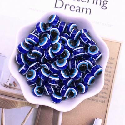 50 tk 8mm ümmargused vaiguhelmed värvilised triibulised vahehelmed ehete valmistamiseks lastele käsitööosakond DIY rõivatarvikud