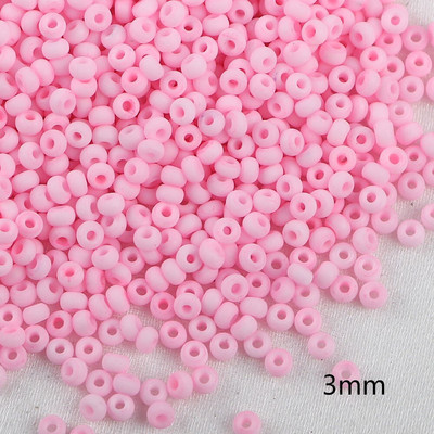 2-10 mm 10 g Ružičaste staklene perle mješovitog stila Okrugla truba Delica staklena perla za vez DIY radni materijal za izradu perli E0331