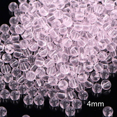 2-10 mm 10 g Ružičaste staklene perle mješovitog stila Okrugla truba Delica staklena perla za vez DIY radni materijal za izradu perli E0331