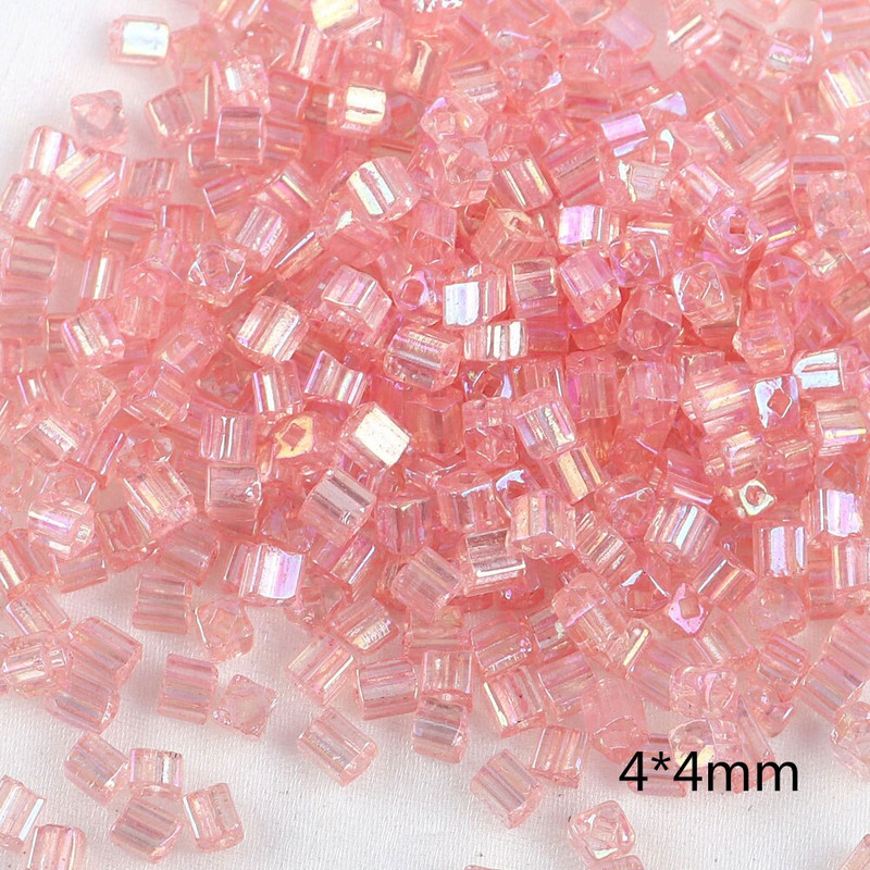 2-10 mm 10 g Розови стъклени мъниста Смесен стил Кръгла стебла Delica Стъклено мънисто Направи си сам Работен материал за мъниста E0331