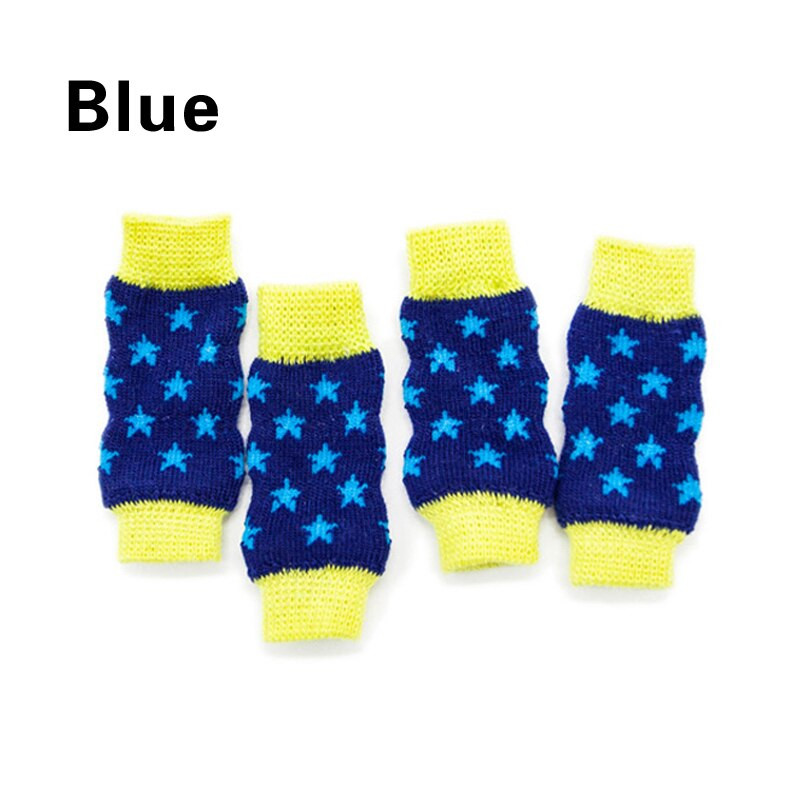 4 ks/sada Zimné kreatívne teplé chrániče nôh pre domáce zvieratá, pes, mačka, šteniatko, bavlnené teplé ohrievače nôh, zimné podkolienky pre domáce zvieratá