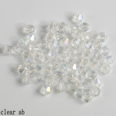 Mărgele de cristal bicon de 4 mm furnizează placare color AB, brățară Fabricarea de bijuterii 100 buc Plus 100 buc