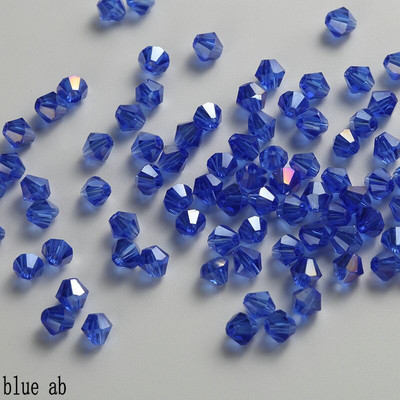Mărgele de cristal bicon de 4 mm furnizează placare color AB, brățară Fabricarea de bijuterii 100 buc Plus 100 buc