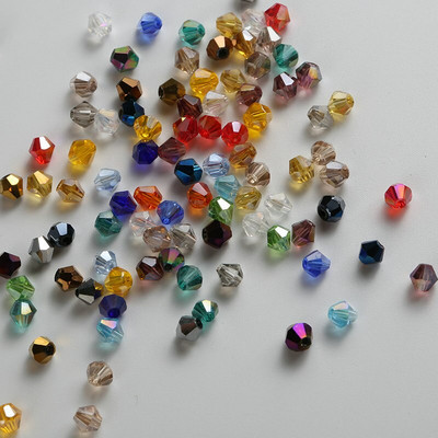 Mărgele de cristal bicon de 4 mm furnizează placare color AB, brățară Fabricarea de bijuterii 100 buc Plus 100 buc