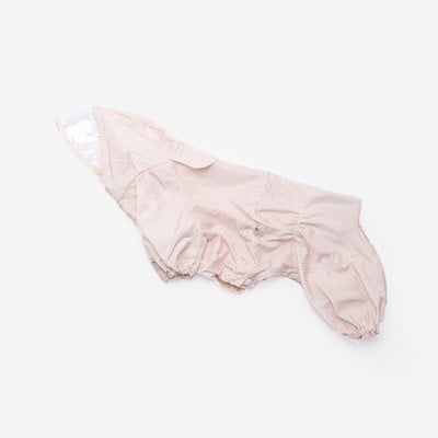 CAWAYI KENNEL Bodkovaný pršiplášť pre psov Mäkký nepremokavý obleček pre psov Vonkajší kabát Pršiplášť s kapucňou pre psov Pončo Pršiplášte pre domáce zvieratá