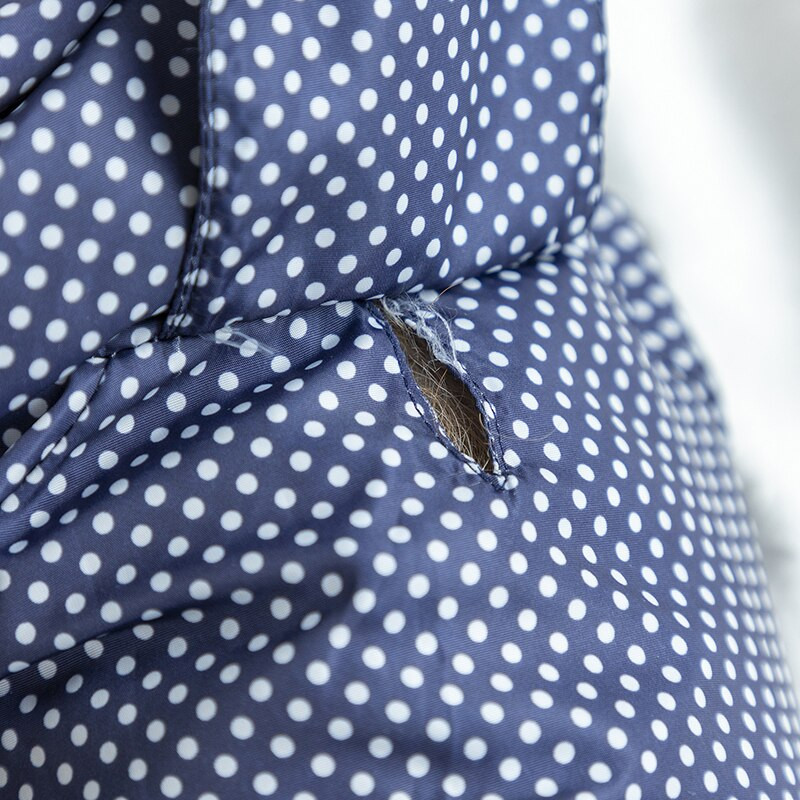 CAWAYI KENNEL Bodkovaný pršiplášť pre psov Mäkký nepremokavý obleček pre psov Vonkajší kabát Pršiplášť s kapucňou pre psov Pončo Pršiplášte pre domáce zvieratá