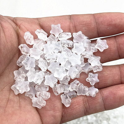 Нови 30 бр./лот 8 мм AB цветни мъниста с петолъчна звезда Чешки стъклени свободни дистанционни мъниста за изработка на бижута Направи си сам аксесоари за дрехи