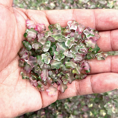 Нови 30 бр./лот 8 мм AB цветни мъниста с петолъчна звезда Чешки стъклени свободни дистанционни мъниста за изработка на бижута Направи си сам аксесоари за дрехи