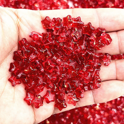 Нови 30 бр./лот 8 мм AB цветни мъниста с петолъчна звезда Чешки стъклени свободни дистанционни мъниста за изработка на бижута Направи си сам аксесоари за дрехи