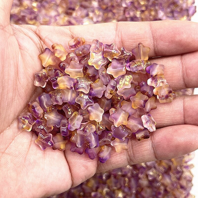 Нови 30 бр./лот 8 мм AB цветни мъниста с петолъчна звезда Чешки стъклени свободни дистанционни мъниста за изработка на бижута Направи си сам аксесоари за дрехи