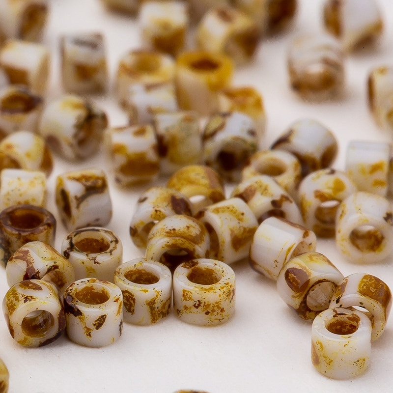 Taidian Miyuki 11/0 Delica Seedbeads 1,3*1,6mm Pearl Weaving Handmake Needlework Color Craft for Jewelry Making 5g Περίπου 1000 τμχ