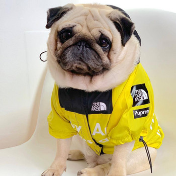 American Flag Tide Μπουφάν αδιάβροχο και αδιάβροχο North Dog Large Dog Raincoat Dog Pet Jacket