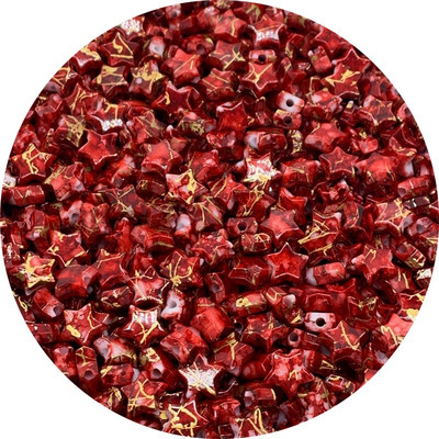 Noi 50 buc/lot 10 mm margele acrilice Star margele libere se potrivesc cu margele europene pentru bijuterii Accesorii pentru femei care confectioneaza bratari colier