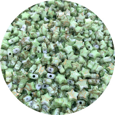 Noi 50 buc/lot 10 mm margele acrilice Star margele libere se potrivesc cu margele europene pentru bijuterii Accesorii pentru femei care confectioneaza bratari colier