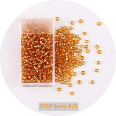 1 μπουκάλι Golden Spacer Glass Seed Beads Multi Size Delica Beads Bugles Tube For DIY Γυναικεία Ενδύματα Κολιέ Αξεσουάρ ραπτικής