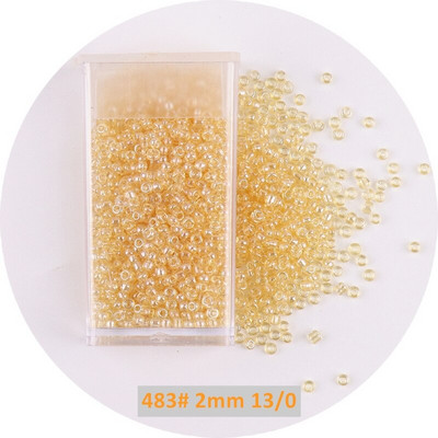 1 μπουκάλι Golden Spacer Glass Seed Beads Multi Size Delica Beads Bugles Tube For DIY Γυναικεία Ενδύματα Κολιέ Αξεσουάρ ραπτικής