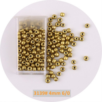1 μπουκάλι Golden Spacer Glass Seed Beads Multi Size Delica Beads Bugles Tube For DIY Γυναικεία Ενδύματα Κολιέ Αξεσουάρ ραπτικής