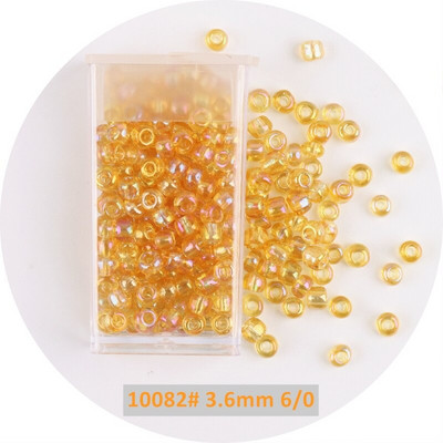 1 μπουκάλι Golden Spacer Glass Seed Beads Multi Size Delica Beads Bugles Tube For DIY Γυναικεία Ενδύματα Κολιέ Αξεσουάρ ραπτικής