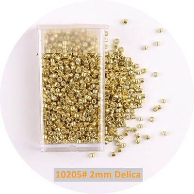 1 μπουκάλι Golden Spacer Glass Seed Beads Multi Size Delica Beads Bugles Tube For DIY Γυναικεία Ενδύματα Κολιέ Αξεσουάρ ραπτικής