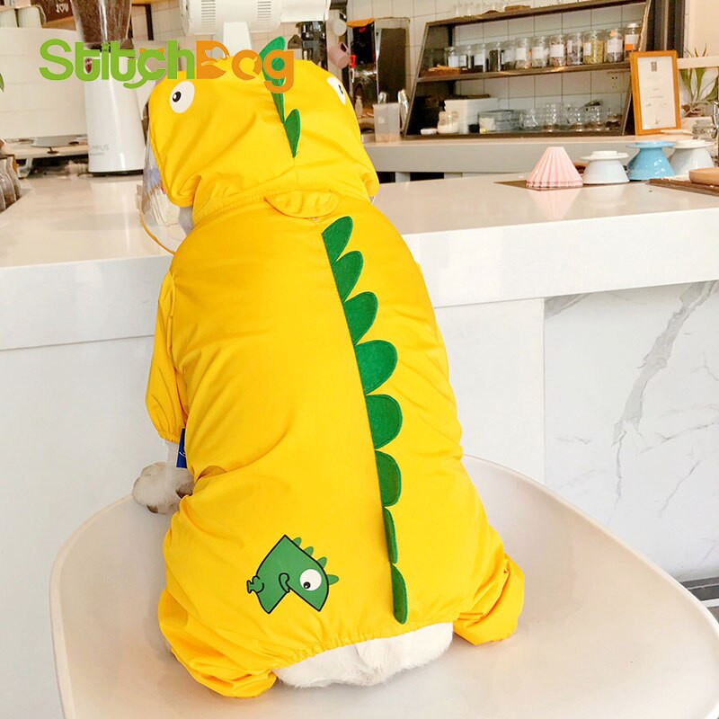 Fadou drevo pre psa pršiplášť oblečenie vonkajšie nepremokavé oblečenie pre domáce zvieratá štvornohé oblečenie nepremokavé oblečenie pre domáce zvieratá Bago pršiplášť pončo