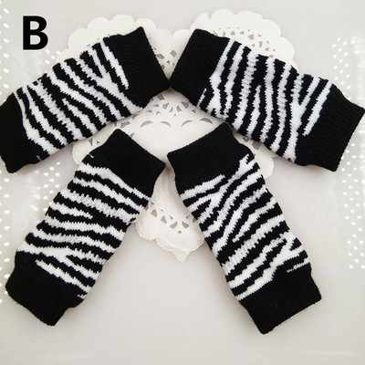 4Pcs Pet anti-dirty Leggings Knee Dog Bootties Чорапи Teddy Leg Sock Зимен топъл протектор за крака Dogs Cat Puppy Socks Cover Sleeve