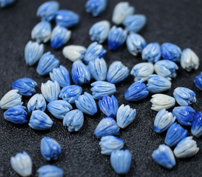 10 tk 6x9mm Metsiku roosi lillepungad Helmed ehete valmistamiseks Vintage juuksenõelade tarvikud Käsitsi valmistatud isetehtud käsitöömaterjalid