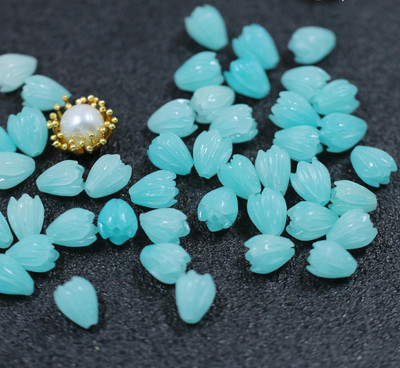 10 tk 6x9mm Metsiku roosi lillepungad Helmed ehete valmistamiseks Vintage juuksenõelade tarvikud Käsitsi valmistatud isetehtud käsitöömaterjalid