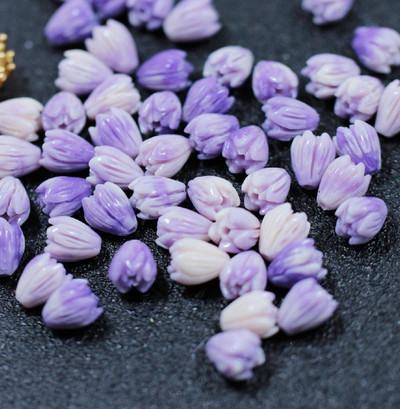 10 tk 6x9mm Metsiku roosi lillepungad Helmed ehete valmistamiseks Vintage juuksenõelade tarvikud Käsitsi valmistatud isetehtud käsitöömaterjalid