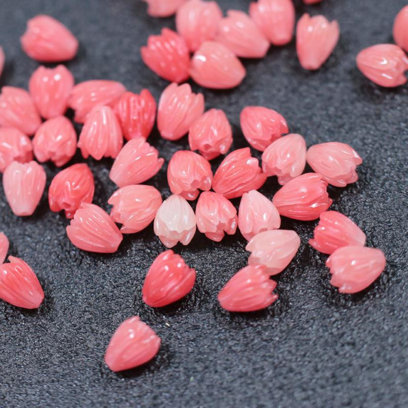 10 tk 6x9mm Metsiku roosi lillepungad Helmed ehete valmistamiseks Vintage juuksenõelade tarvikud Käsitsi valmistatud isetehtud käsitöömaterjalid