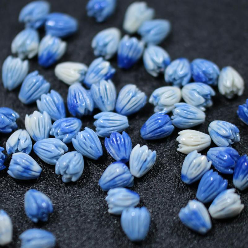 10 tk 6x9mm Metsiku roosi lillepungad Helmed ehete valmistamiseks Vintage juuksenõelade tarvikud Käsitsi valmistatud isetehtud käsitöömaterjalid