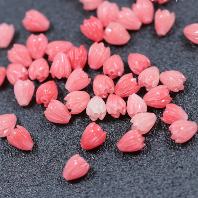 10 tk 6x9mm Metsiku roosi lillepungad Helmed ehete valmistamiseks Vintage juuksenõelade tarvikud Käsitsi valmistatud isetehtud käsitöömaterjalid