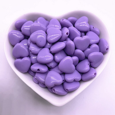 UUS 10mm 12mm 14mm värviline südamekujuline akrüül lahtised vahehelmed ehete valmistamiseks DIY rõivatarvikud