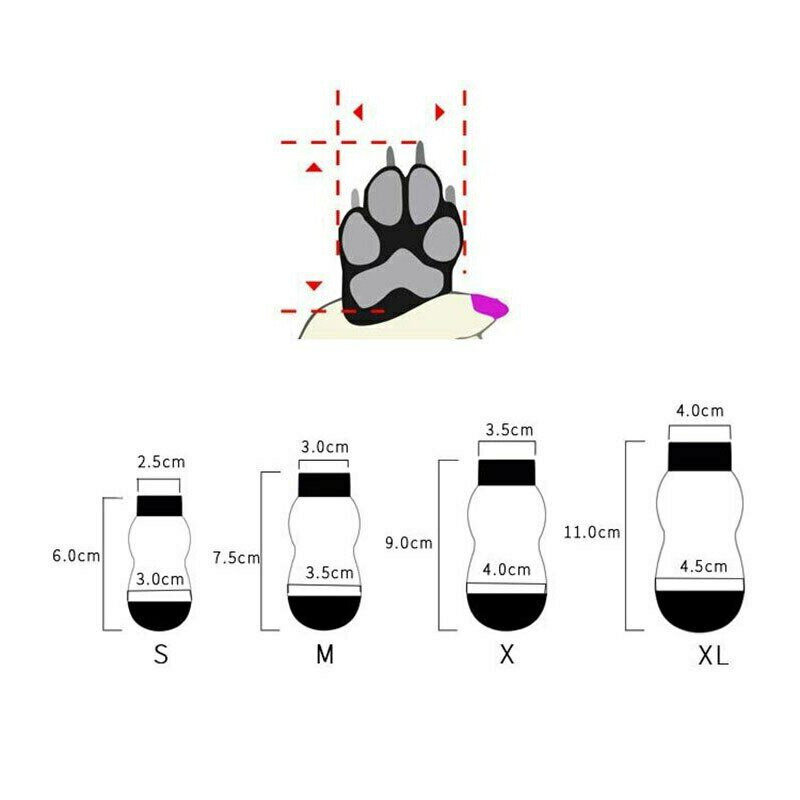 4tk/komplekt Libisemiskindlad lemmikloomasokid siseruumides soojad koerasokid armsad kassikoera jõulud jalakatte sokid kingad koerajalatsid väikestele koertele