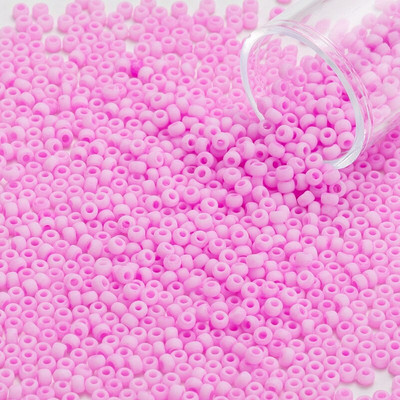 10G/σωλήνας 2mm Matte Macaron μονόχρωμα Στρογγυλές γυάλινες χάντρες ομοιόμορφου μεγέθους για κεντήματα τέχνης ραψίματος χαριτωμένα αξεσουάρ