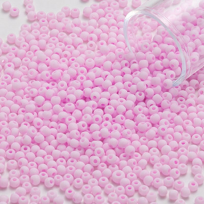 10G/σωλήνας 2mm Matte Macaron μονόχρωμα Στρογγυλές γυάλινες χάντρες ομοιόμορφου μεγέθους για κεντήματα τέχνης ραψίματος χαριτωμένα αξεσουάρ