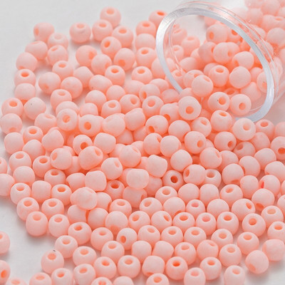 10G/σωλήνας 2mm Matte Macaron μονόχρωμα Στρογγυλές γυάλινες χάντρες ομοιόμορφου μεγέθους για κεντήματα τέχνης ραψίματος χαριτωμένα αξεσουάρ