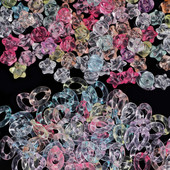 11 mm 50 tk läbipaistvad akrüülist keti lingid Tähekujulised helmed lahtised vahehelmed ehete valmistamiseks DIY käevõru tarvikud V0826