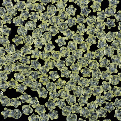 11 mm 50 tk läbipaistvad akrüülist keti lingid Tähekujulised helmed lahtised vahehelmed ehete valmistamiseks DIY käevõru tarvikud V0826