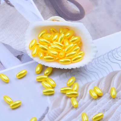 Uus 4x8mm 300 tk/partii riisi kuju mitmevärvilised imitatsioonid pärlid helmed käsitöö kaunistus DIY käevõrud kaelakeed ehete tegemine