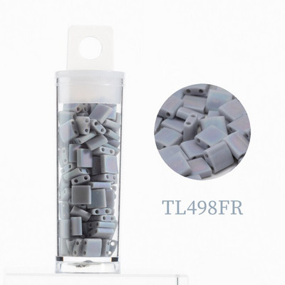 Korálky Taidian Miyuki Tila 5x5x1,9 mm, pevné nepriehľadné sklenené perly na výrobu korálkových náramkov, univerzálne, 10 g/tuba