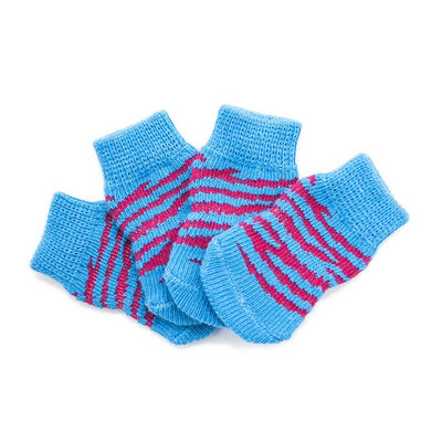 Čivava Hrubý chránič labiek Protišmyková sada topánok Doplnky 4 ks Potlač Psy Malé mačky Pletené Teplé Šteniatka Športové Ponožky