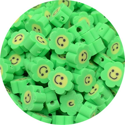 30 buc 10 mm margele de floarea soarelui Smiley margele distanțiere de argilă margele de lut polimeric pentru realizarea de bijuterii DIY handmade charm brățară colier