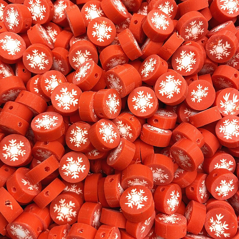 Uued 30 tk/partii 10 mm jõululumememme savist vahehelmed Polümeersavist helmed ehete valmistamiseks DIY käsitsi valmistatud tarvikud