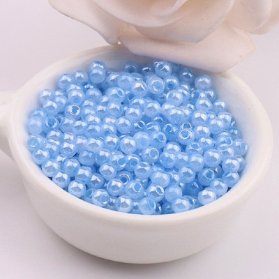 6/0 MGB sklenené korálky Japonsko 4mm jednotná imitácia nefritového skleneného semena pre DIY ručné remeselné remeslá výroba šperkov šijací materiál